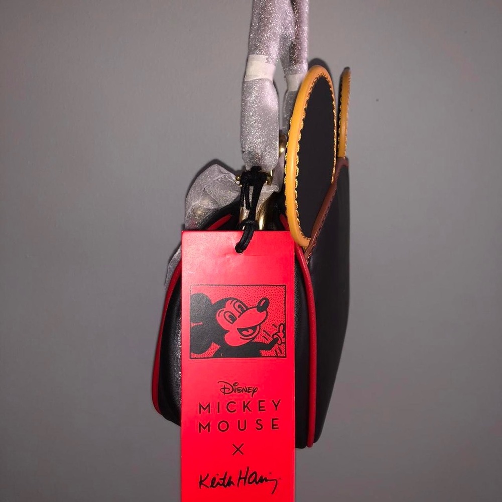 Coach Disney Mickey Mouse X Keith Haring Kisslock Bag - Picture 7 of 8
